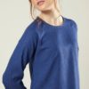 Blusa de Linho Azul Blueberry